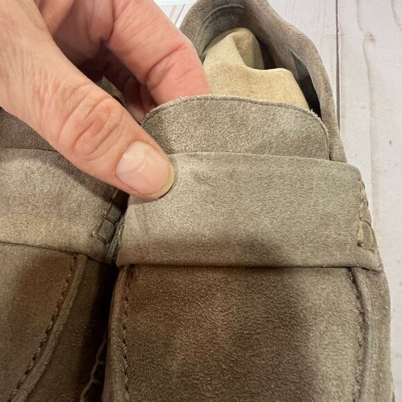 ViNCE Taupe Suede Espadrilles Shoes - Picture 5 of 8